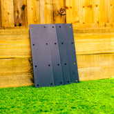 Jumbo 2-Tier Straight Flat Railway Sleeper Joining Bracket (Pack of 4)